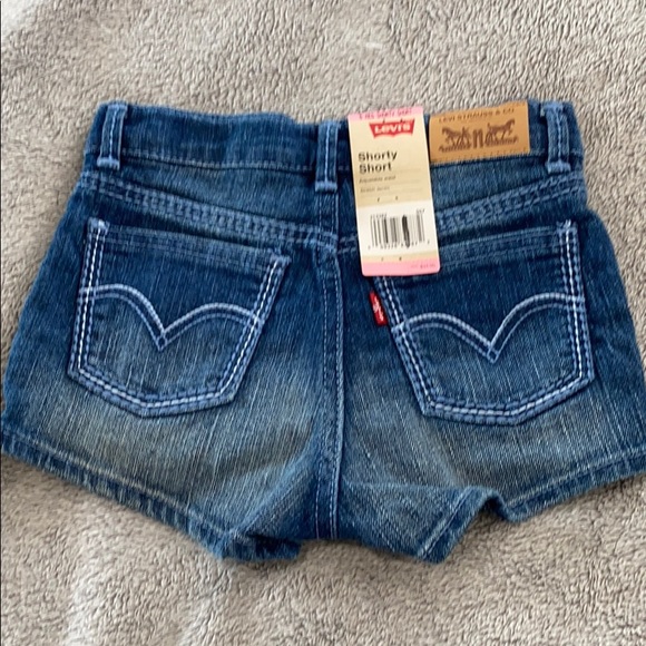 Levi’s Shorty Shorts Light Blue Denim Shorts - Picture 3 of 4